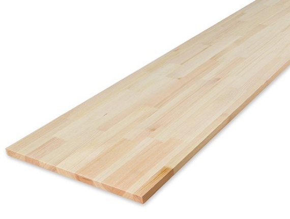 Möbelbauplatte Geklebte (Mehrteilige Lamellen) Sibirische Lärche 40 mm x 1200 mm x 2400 mm