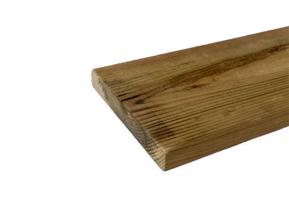 KD Scots Pine Square Edge Board 20 mm x 140 mm x 2000 mm