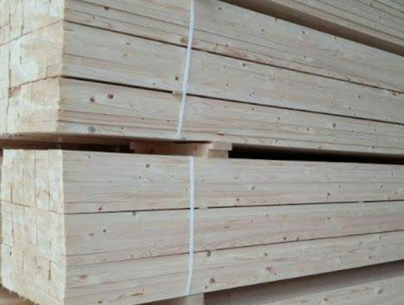 30 mm x 70 mm x 5000 mm  Eingefasstes Brett Gemeine Fichte S4S KD