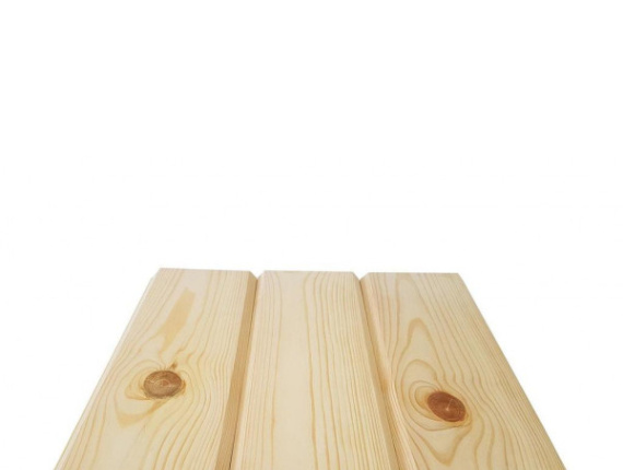 KD Spruce-Pine (S-P) Blockhouse Paneling 20 mm x 146 mm x 3000 mm