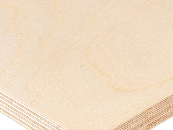 Sanded Birch Interior Plywood 1525 mm x 1525 mm x 4 mm