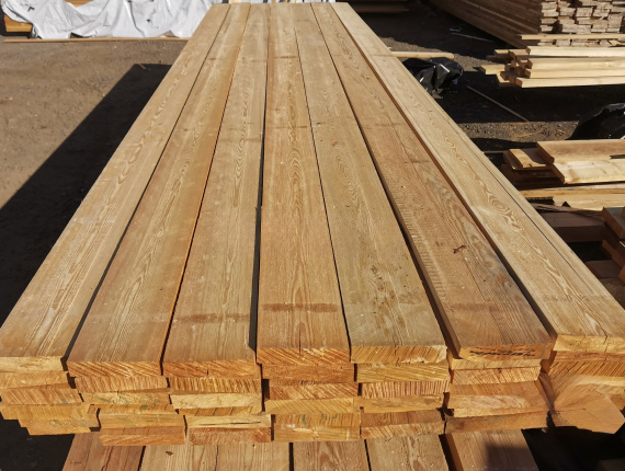 50 mm x 100 mm x 6000 mm KD R/S Siberian Larch Lumber