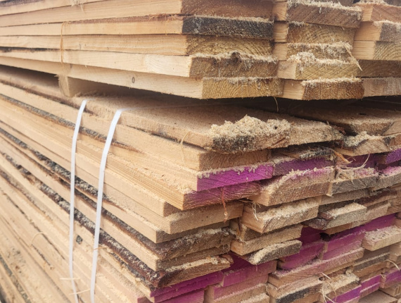 50 mm x 100 mm x 6000 mm KD S4S Heat Treated Spruce Lumber