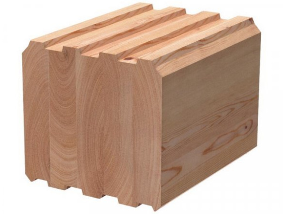 KD Swiss pine Profiled scantlings 145 mm x 150 mm x 6000 mm