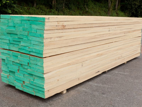 200 mm x 300 mm x 4000 mm KD R/S  Obéché (Abachi, Ayous, Samba, Wawa) Lumber