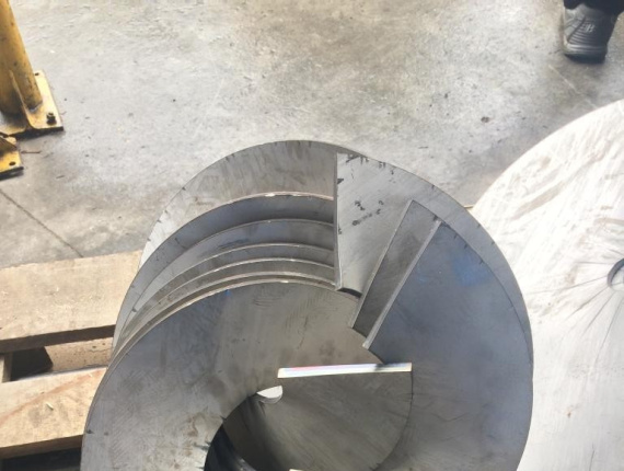 Виток шнека (нержавеющая сталь)