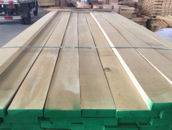 40 mm x 150 mm x 3000 mm Hitzebehandelt Eingefasstes Brett Ahorn S4S KD