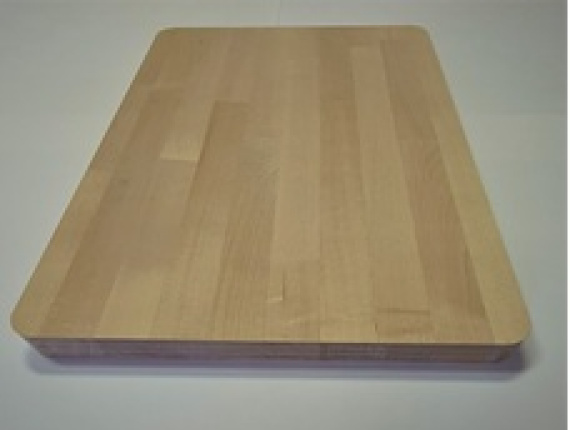 木菜板 矩形的 垂枝桦 400 mm x 300 mm x 30 mm