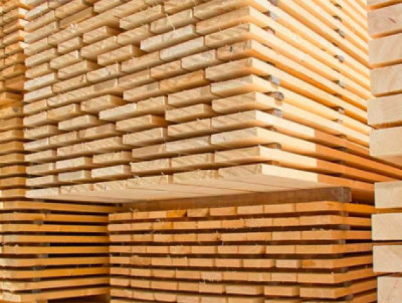 25 mm x 125 mm x 6000 mm KD R/S Heat Treated European spruce Lumber