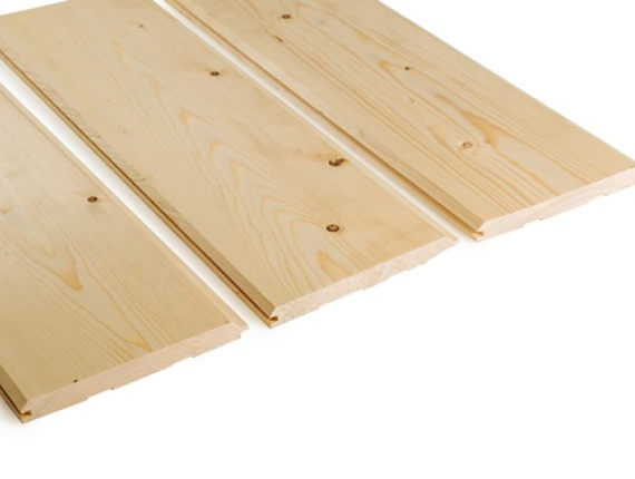 KD Spruce-Pine (S-P) Blockhouse Paneling 20 mm x 145 mm x 6000 mm