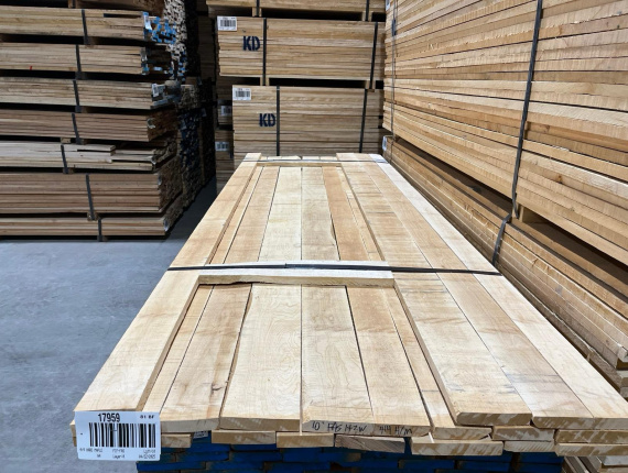 1 in. x 4 in. x 8 ft. Heat Treated Hard Maple Lumber
