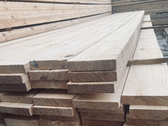 50 mm x 125 mm x 4000 mm  建築材 云杉 - 松 S4S KD