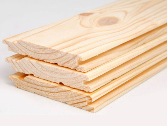 Futter-Board Fichte-Kiefer (S-P) KD 12.5 mm x 96 mm x 5600 mm