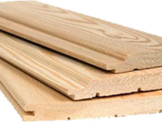 KD Siberian Larch V-Groove Paneling 14 mm x 120 mm x 4000 mm