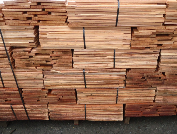 100 mm x 160 mm x 4000 mm KD S4S Heat Treated Western redcedar Lumber