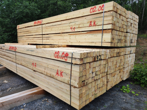 100 mm x 100 mm x 6000 mm GR CCA Treated European spruce Beam