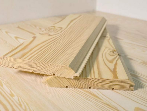 Blockhouse墙壁镶板 云杉 - 松 KD 20 mm x 146 mm x 3000 mm