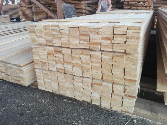 22 mm x 100 mm x 5000 mm KD S4S Heat Treated Spruce-Pine (S-P) Lumber