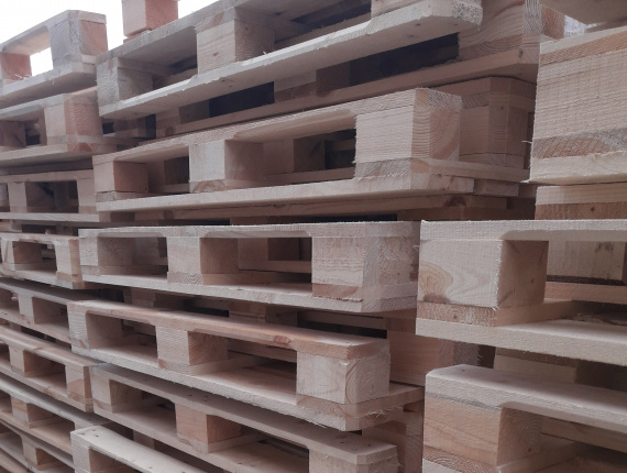 European spruce EPAL Euro pallet 1200 mm x 800 mm x 145 mm