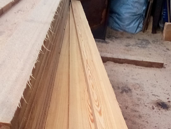 50 mm x 150 mm x 6000 mm GR S4S  Siberian Larch Lumber