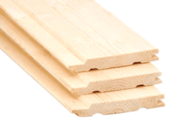 KD Scots Pine Lining board 15 mm x 90 mm x 500 mm