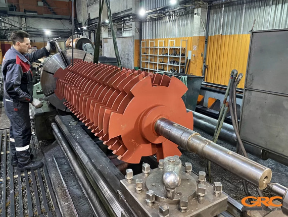 Шнековый вал (конструкционная сталь)