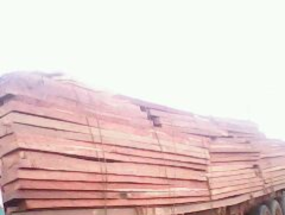 80 mm x 120 mm x 250 mm AD S4S  Padouk (Camwood, Barwood, Mbel, Corail) Lumber