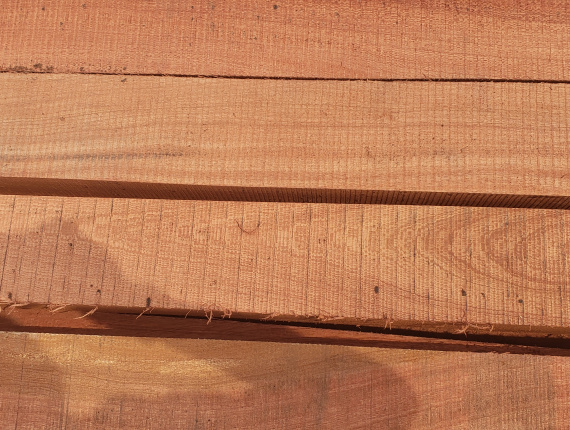 100 mm x 100 mm x 5000 mm AD S4S  Azobé (Bongossi, Ekki) Lumber