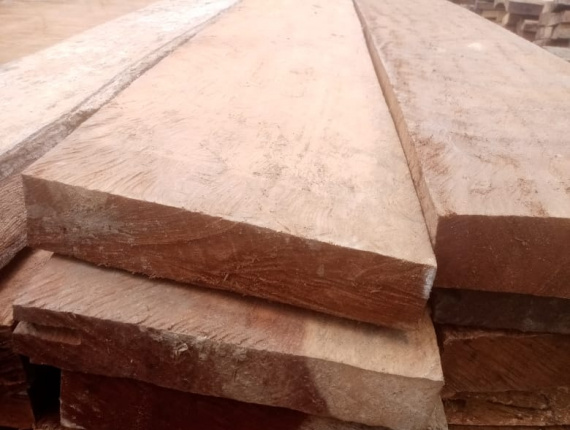 2.5 in. x 10 in. x 14 ft. KD   Iroko (Mvuli, Kambala, Semli, Rokko) Lumber