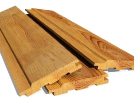 KD Siberian Larch Lining board 15 mm x 120 mm x 500 mm