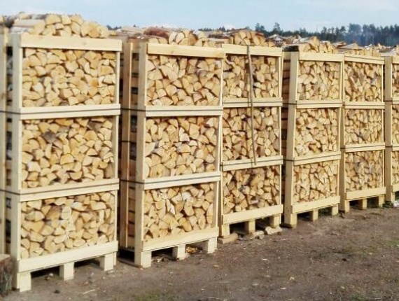 Gewürztes Brennholz Eiche 70 mm x 250 mm