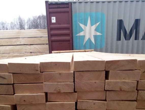 25 mm x 150 mm x 6000 mm KD R/S  European spruce Lumber