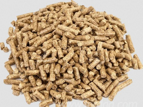 Holzpellets  Gemeine Fichte 6 mm x 40 mm