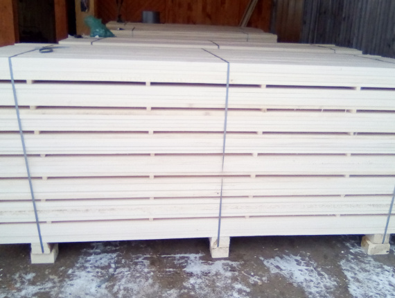 19 mm x 100 mm x 3000 mm  建築材 白杨木 (白色白杨木) S4S GR