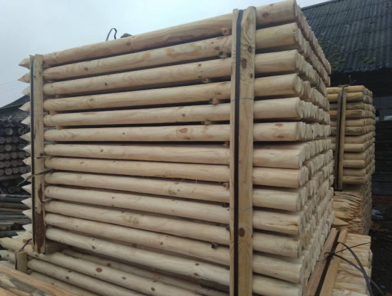 Acacia Poles 80 mm x 2 m