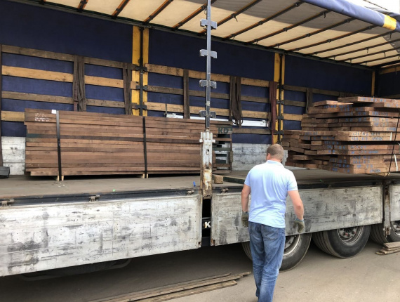 54 mm x 130 mm x 2000 mm KD R/S  Teak Lumber