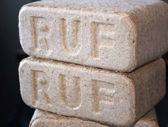 RUF Wood Briquettes 90 mm x 60 mm x 150 mm