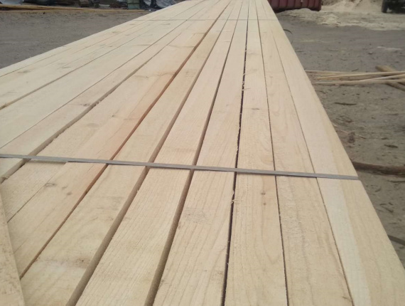 50 mm x 150 mm x 6000 mm KD S4S  Siberian Larch Lumber