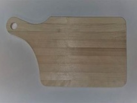 木菜板 矩形的 垂枝桦 350 mm x 180 mm x 8 mm