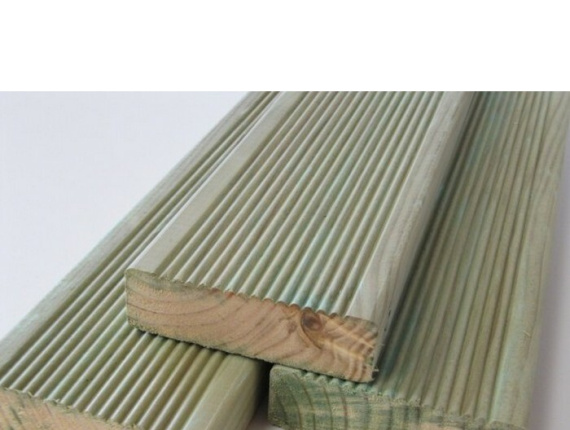Scots Pine Terrace board KD 28 mm x 120 mm x 6000 mm