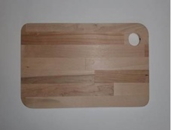 木菜板 矩形的 垂枝桦 320 mm x 200 mm x 8 mm