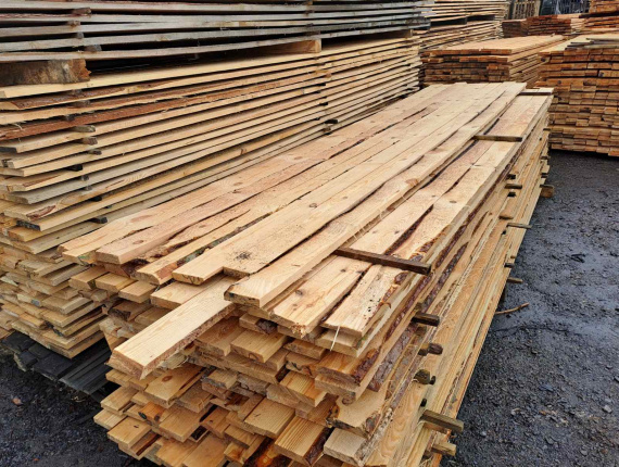 23 mm x 100 mm x 4000 mm Pine Half-Edged Board