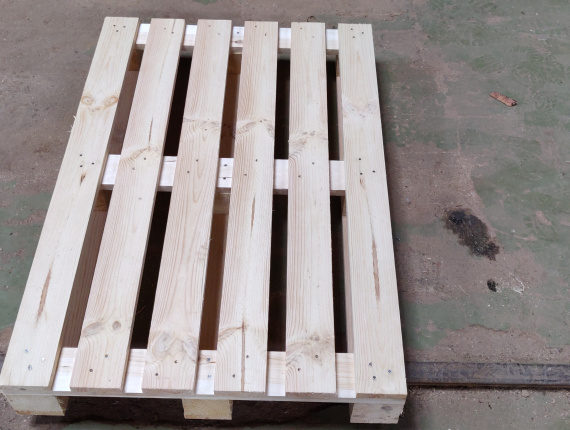 Holzpalette Espe/Zitterpappel 1200 mm x 800 mm x 144 mm