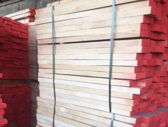 50 mm x 100 mm x 1000 mm KD R/S Heat Treated Beech Lumber