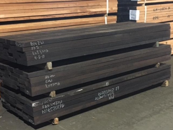50 mm x 155 mm x 3000 mm GR R/S Heat Treated Wenge Lumber