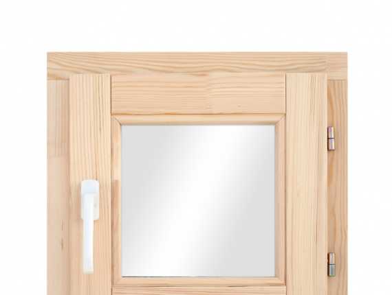 Holzfenster Kiefer 480 mm x 480 mm x 68 mm