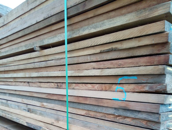 50 mm x 150 mm x 6000 mm AD R/S  Siberian Larch Lumber