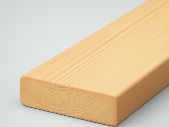 Siberian Larch Deck board KD 27 mm x 140 mm x 5100 mm