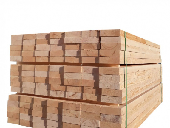 48 mm x 150 mm x 5400 mm KD R/S  Siberian spruce Lumber