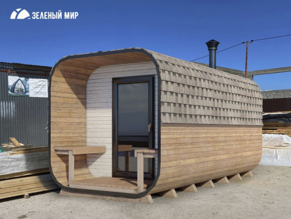 Каркасный дом Ель-Сосна (S-P) 3.5 м<sup>2</sup>